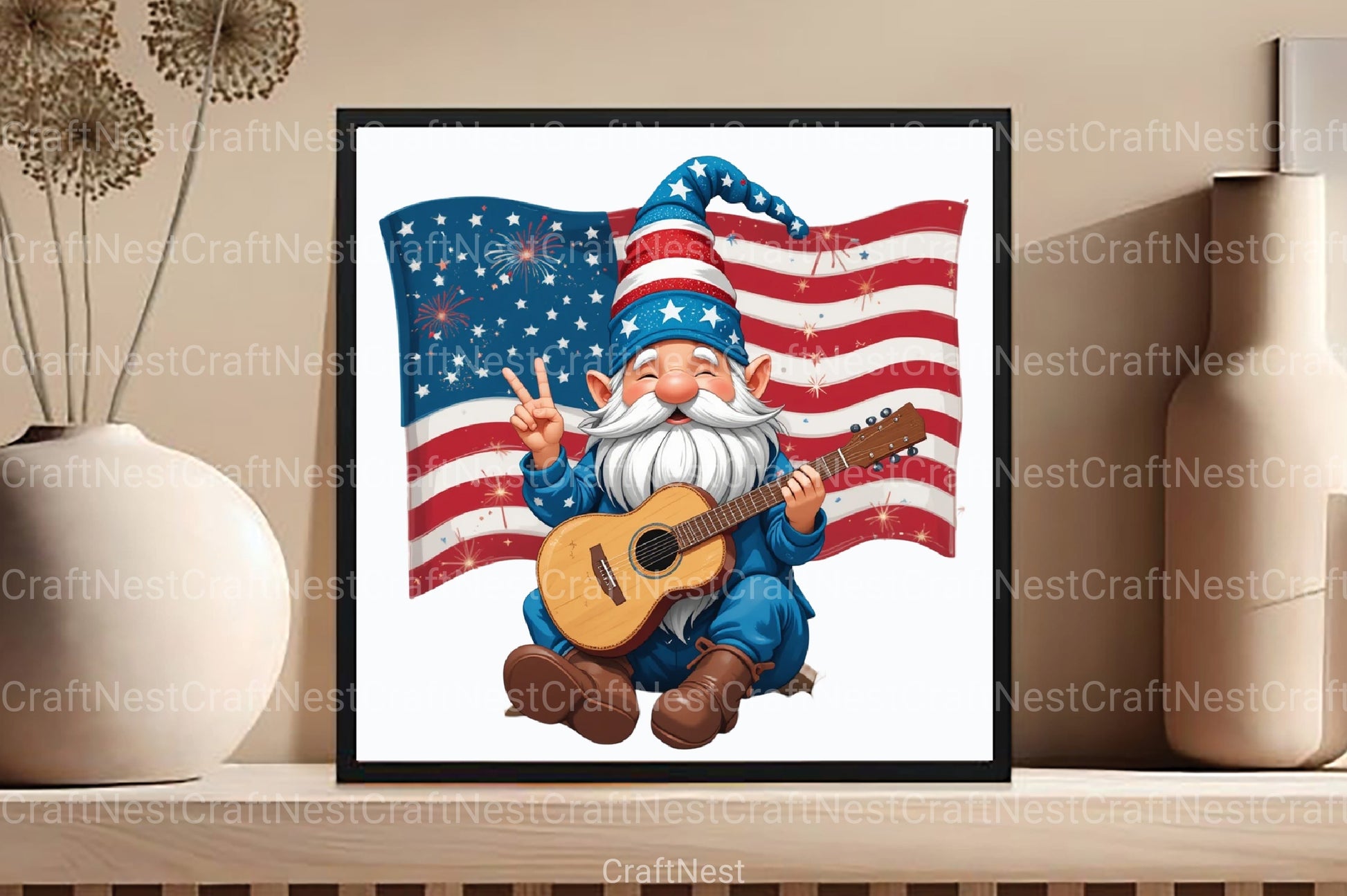 4th of July Gonomi Clipart Bundle 1 - CraftNest - Digital Crafting and Art