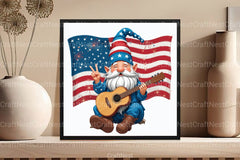 4th of July Gonomi Clipart Bundle 1 - CraftNest - Digital Crafting and Art