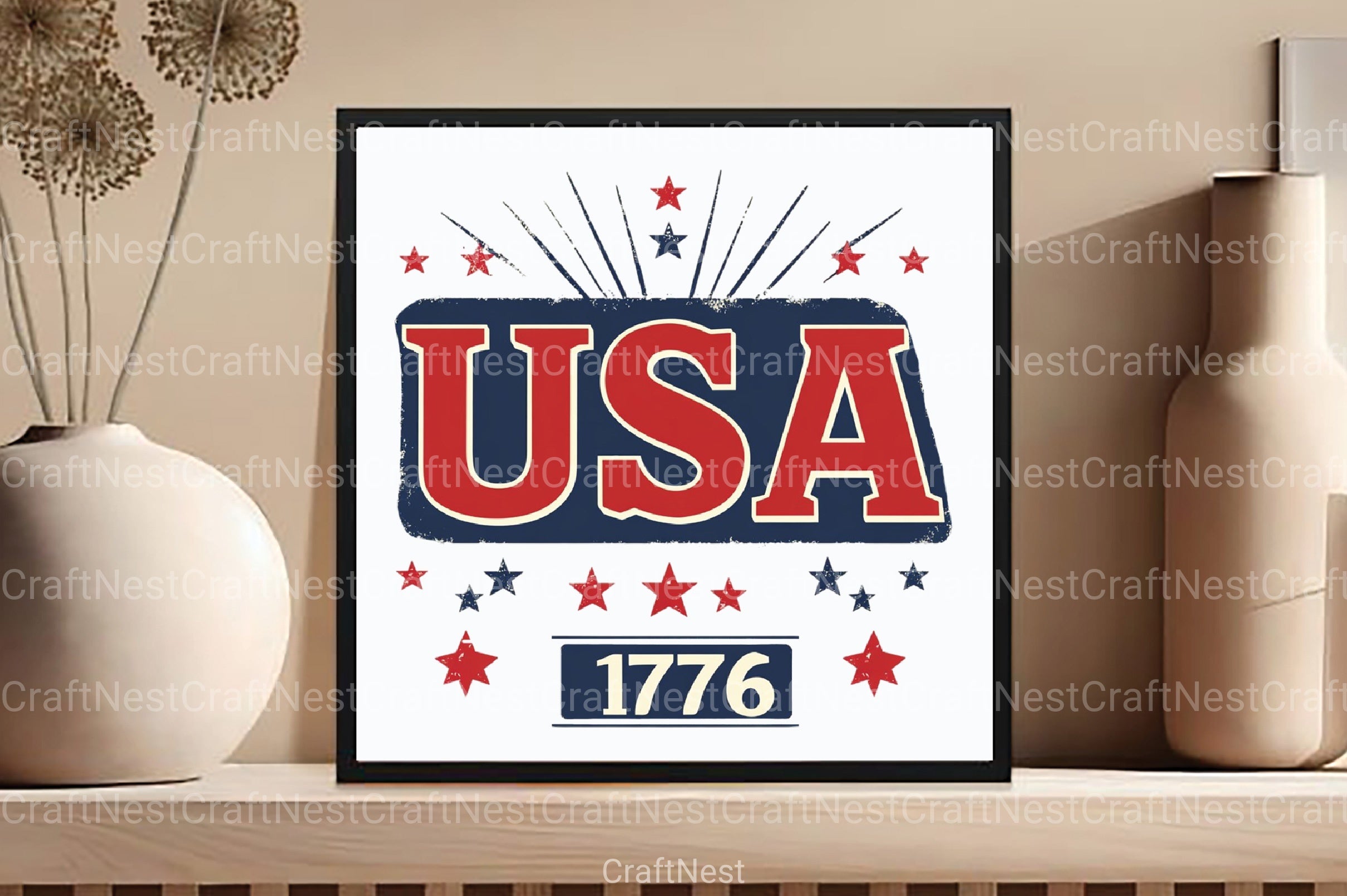 USA 4th of July 1776 Clipart Bundle 1 - CraftNest - Digital Crafting and Art