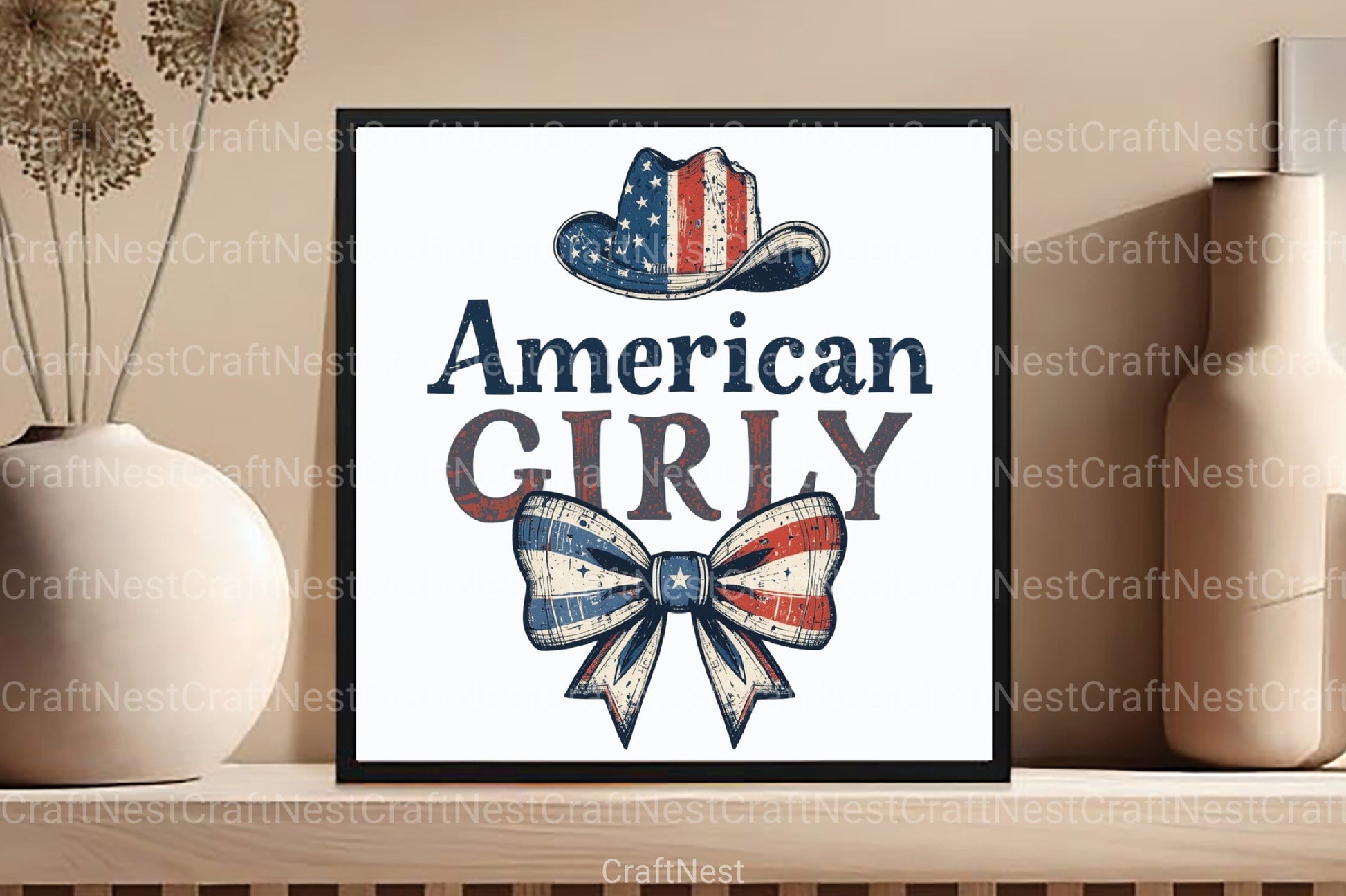 American Girly Clipart Bundle - CraftNest - Digital Crafting and Art