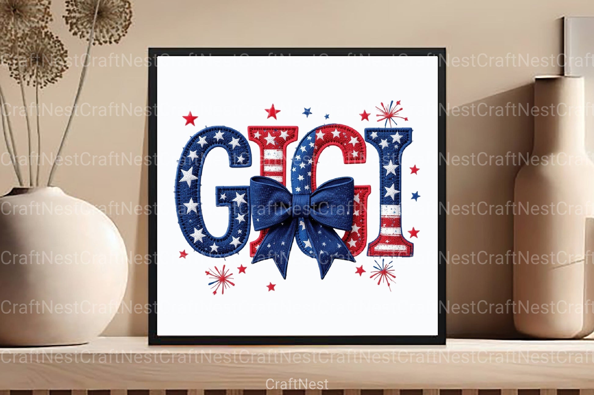 4th of July Gigi Clipart Bundle - CraftNest - Digital Crafting and Art
