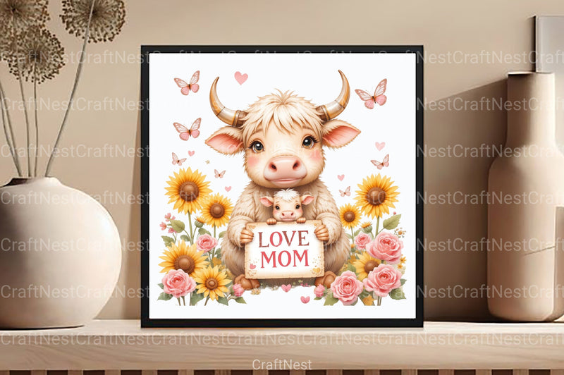 Love Mom Clipart Bundle - CraftNest - Digital Crafting and Art