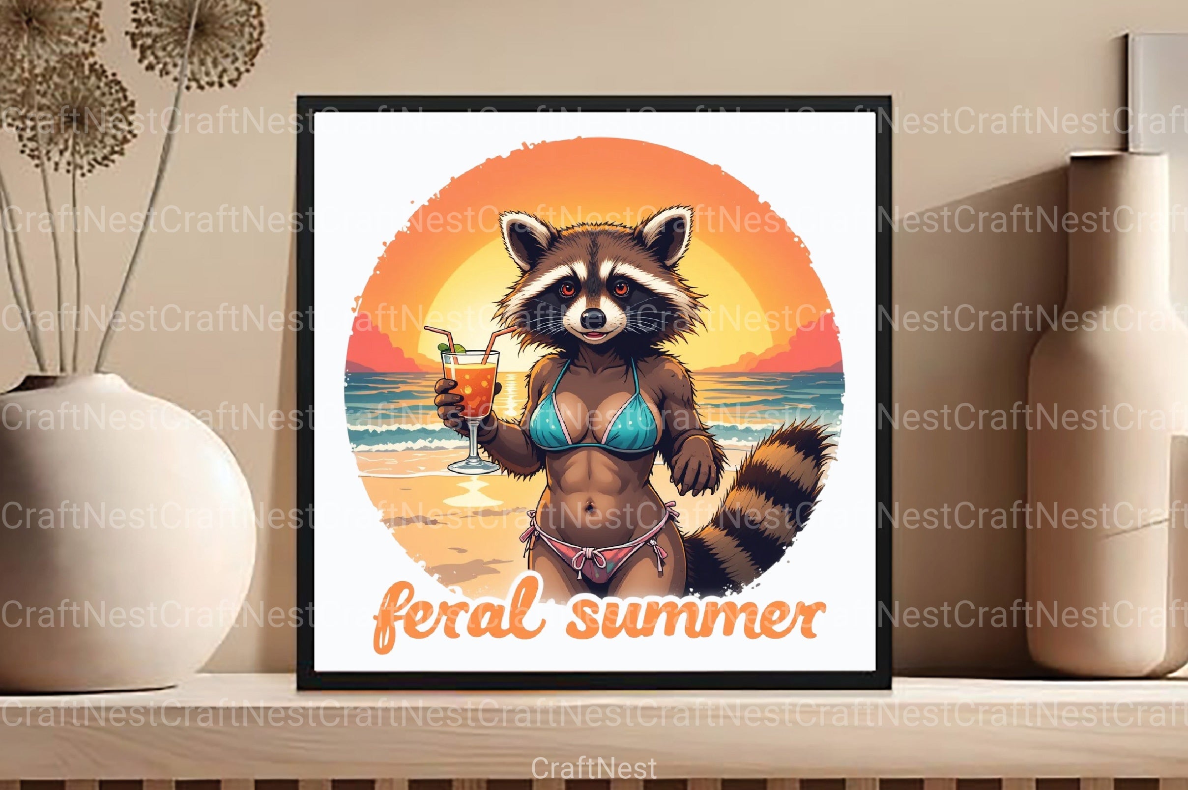 Feral Summer Clipart Bundle - CraftNest - Digital Crafting and Art