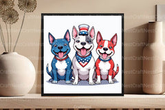 4th of July Dog Clipart Bundle 2 - CraftNest - Digital Crafting and Art