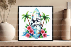 Hello Summer Clipart Bundle 55 - CraftNest - Digital Crafting and Art