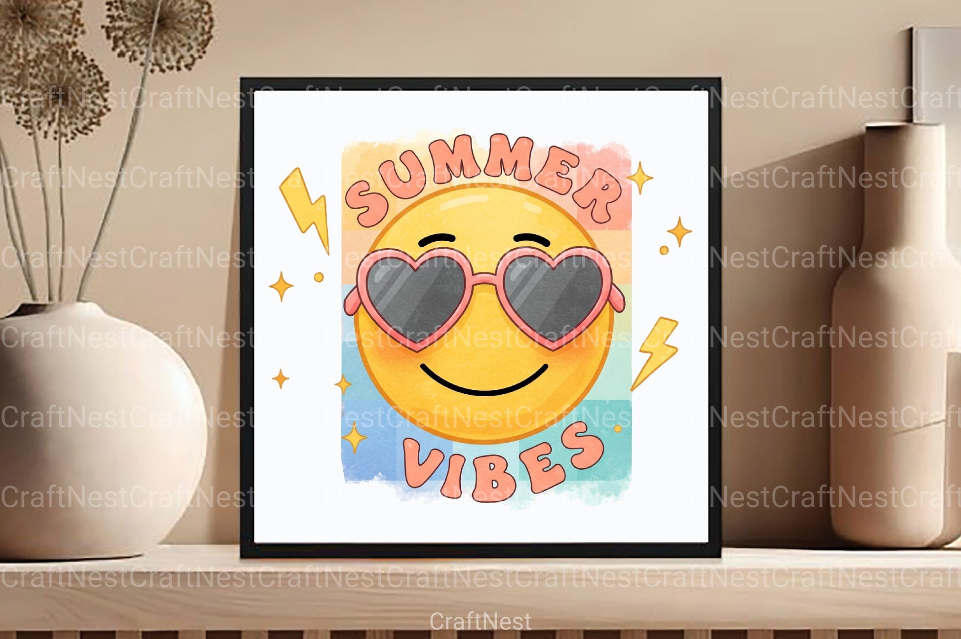 Summer Vibes Clipart Bundle 1 - CraftNest - Digital Crafting and Art