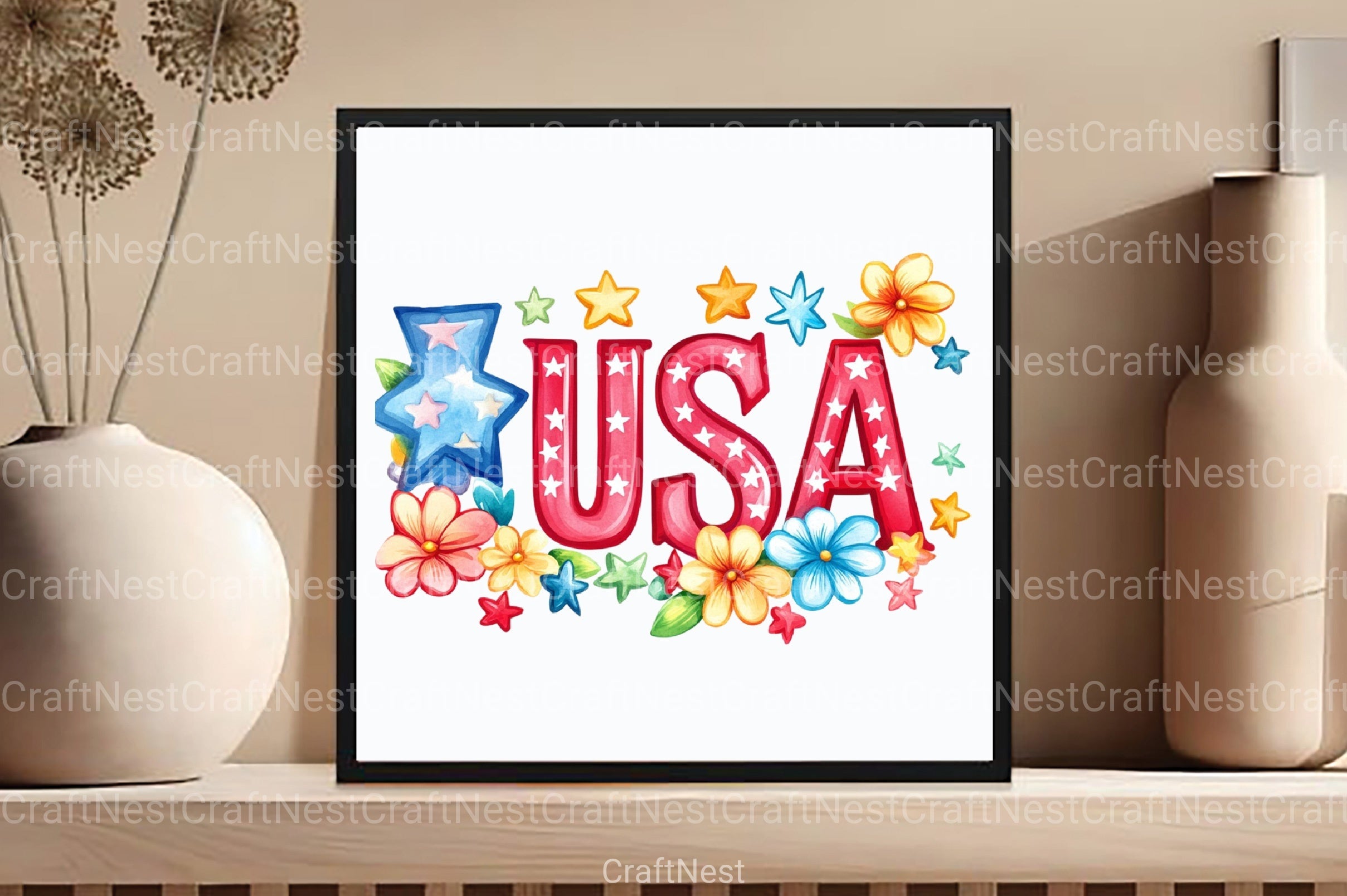 USA 4th of July Clipart Bundle - CraftNest - Digital Crafting and Art