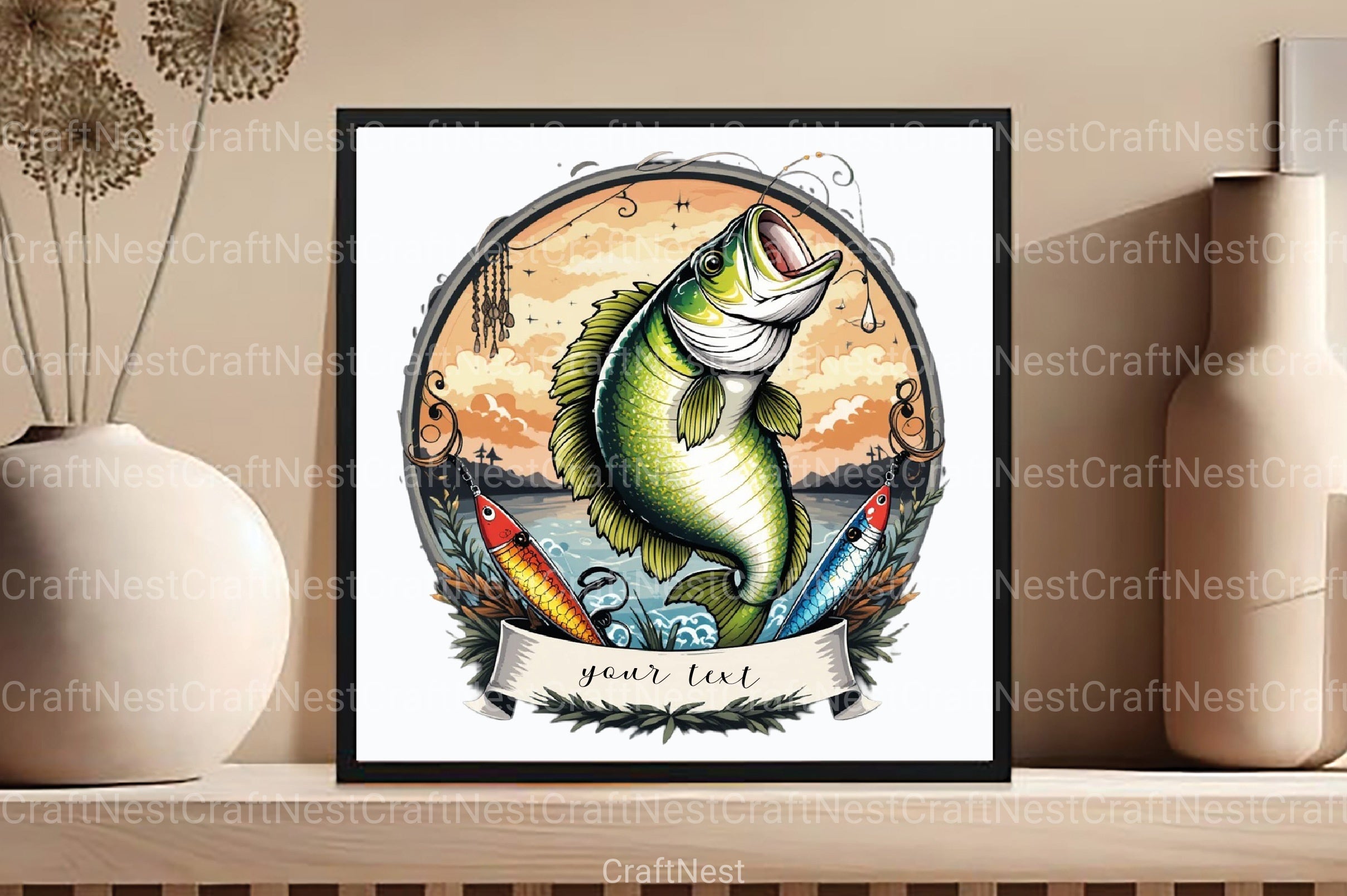 Bass Fishing Clipart Bundle 1 - CraftNest - Digital Crafting and Art
