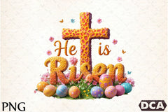 He Is Risen Cross Clipart Bundle 66 - CraftNest - Digital Crafting and Art
