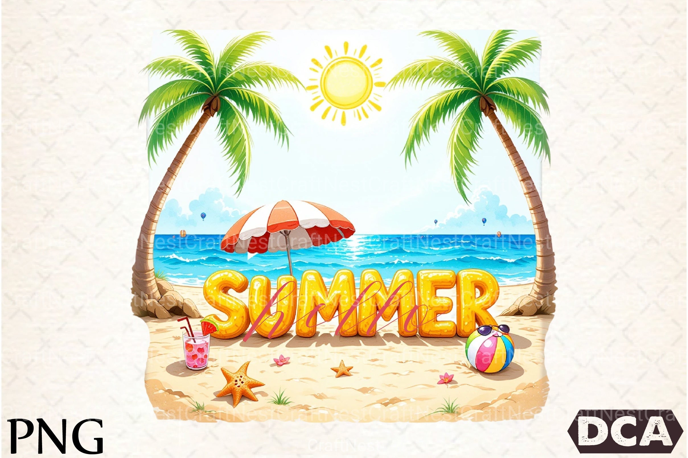 Summer Clipart Bundle 14 - CraftNest - Digital Crafting and Art