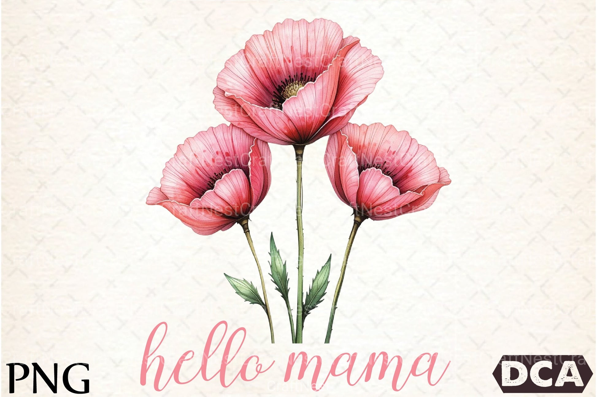 Hello Mama Clipart Bundle - CraftNest - Digital Crafting and Art