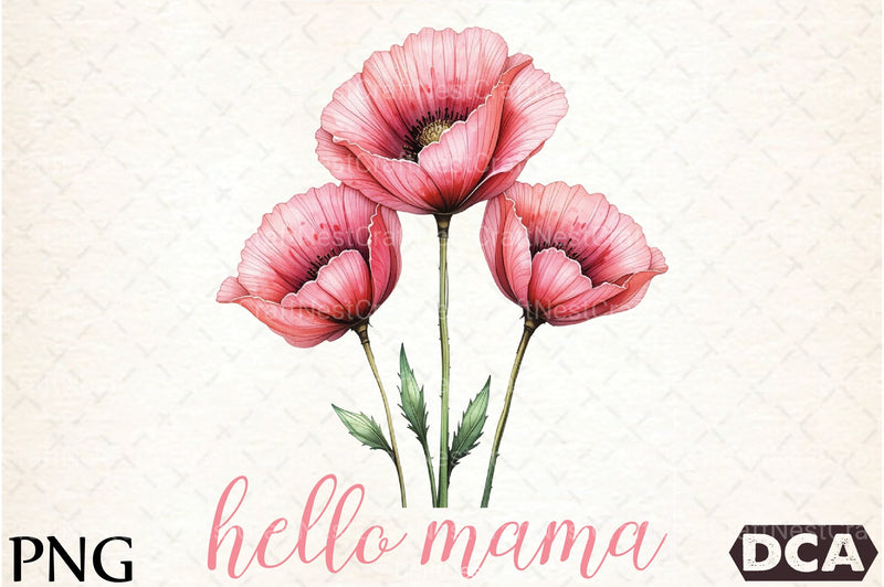 Hello Mama Clipart Bundle - CraftNest - Digital Crafting and Art