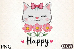 Cat Happy Clipart Bundle - CraftNest - Digital Crafting and Art