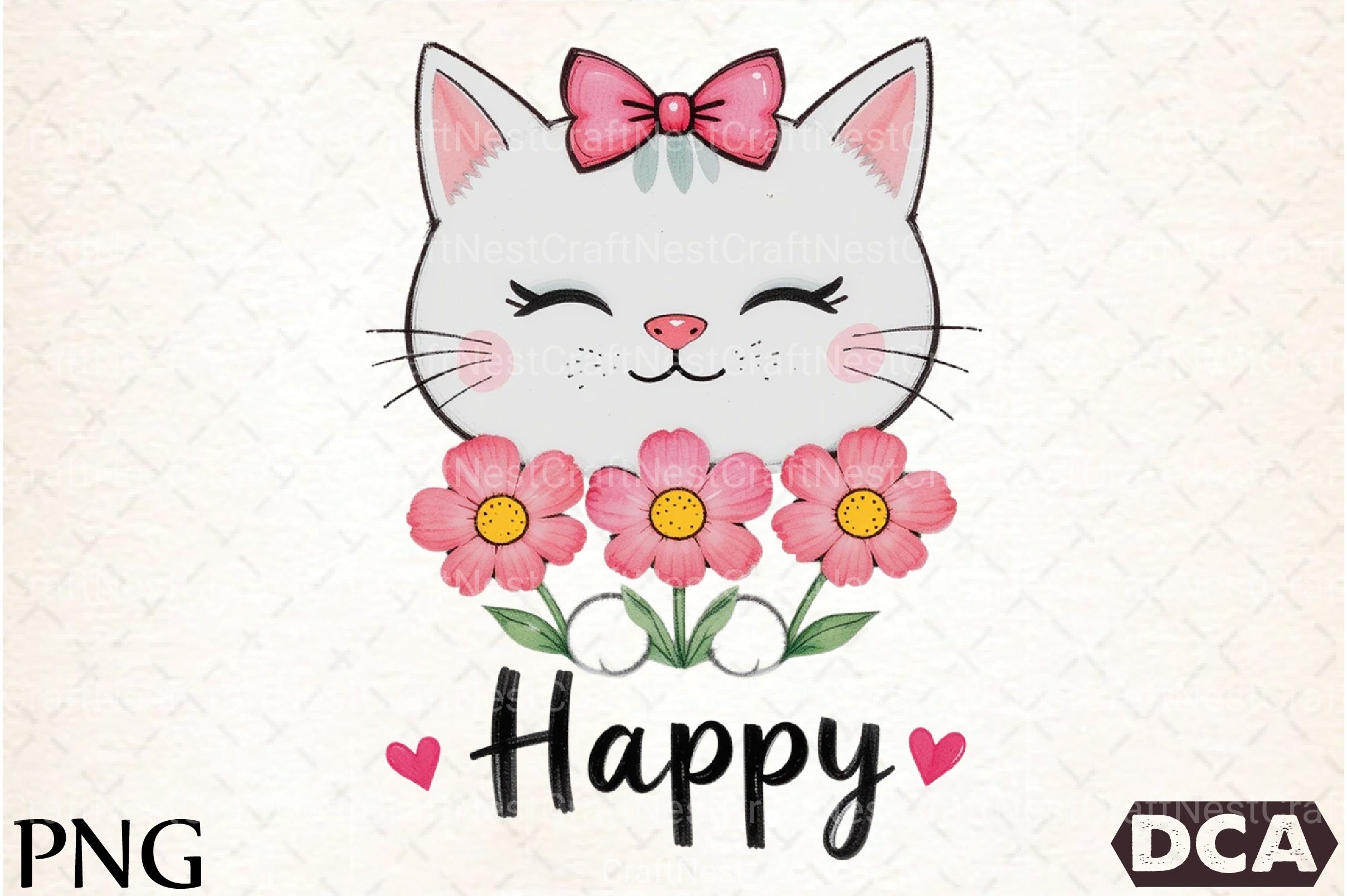 Cat Happy Clipart Bundle - CraftNest - Digital Crafting and Art
