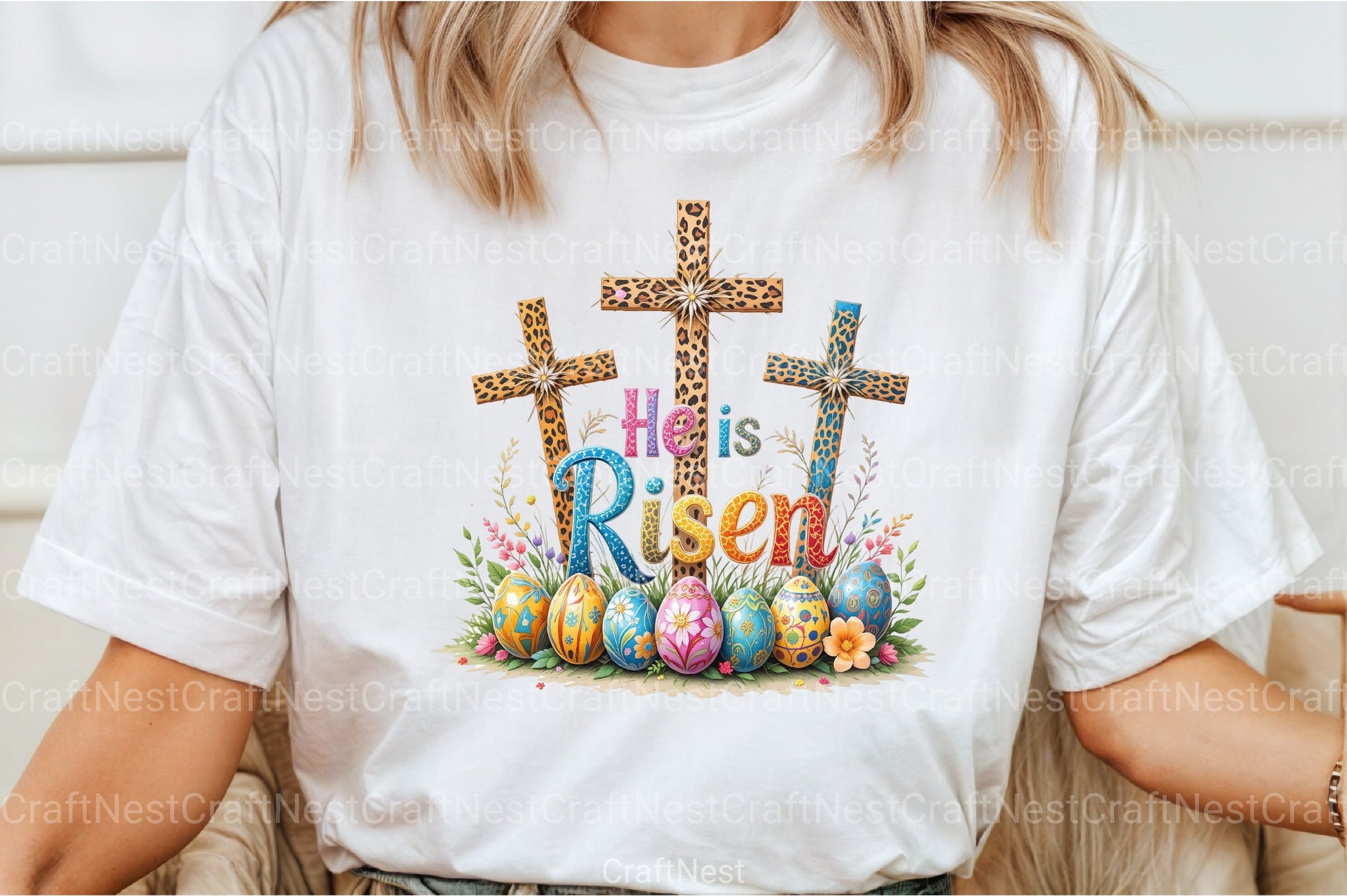 He Is Risen Cross Clipart Bundle - CraftNest - Digital Crafting and Art