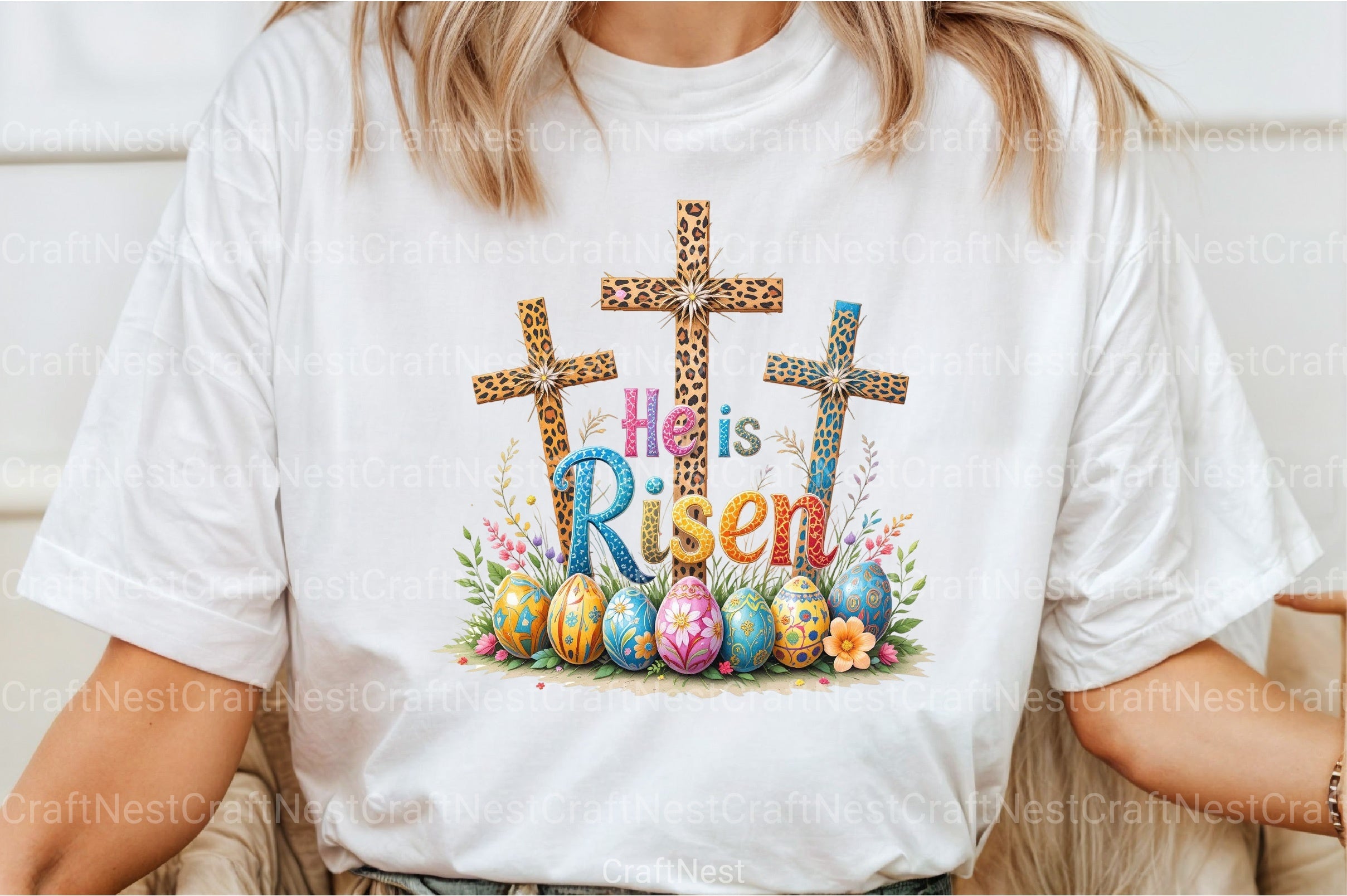 He Is Risen Cross Clipart Bundle - CraftNest - Digital Crafting and Art