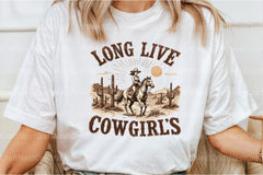 Retro Cowgirls Vintage Clipart Bundle - CraftNest - Digital Crafting and Art