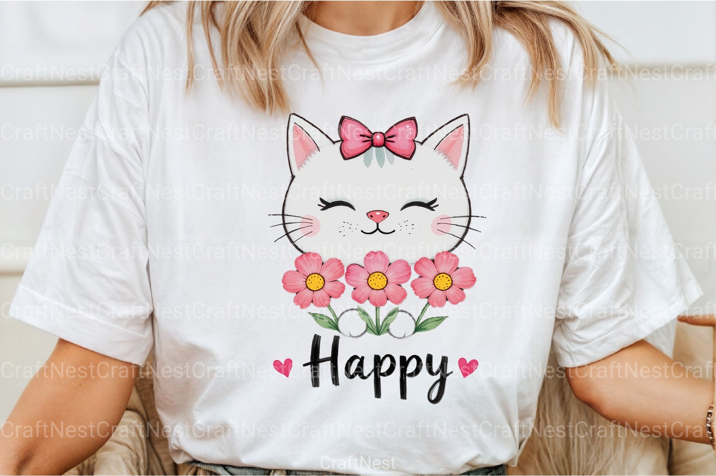 Cat Happy Clipart Bundle - CraftNest - Digital Crafting and Art