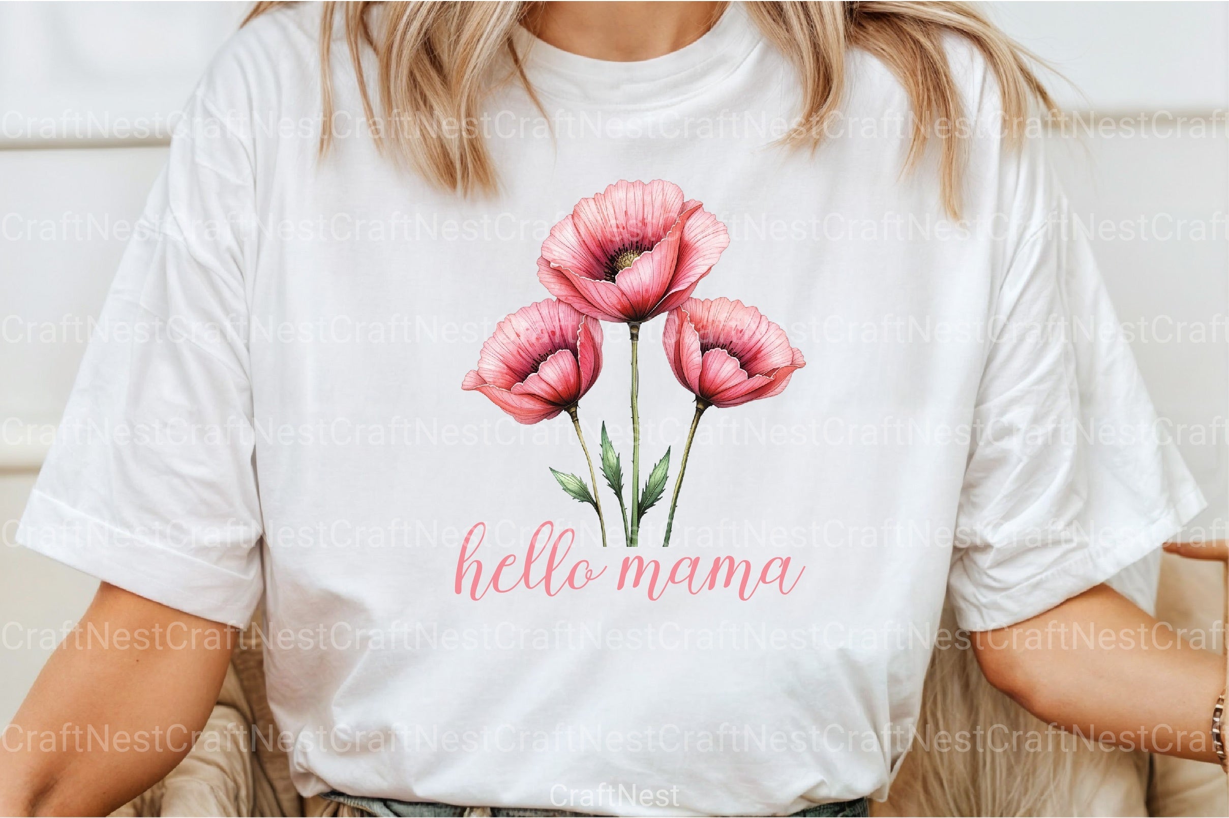 Hello Mama Clipart Bundle - CraftNest - Digital Crafting and Art