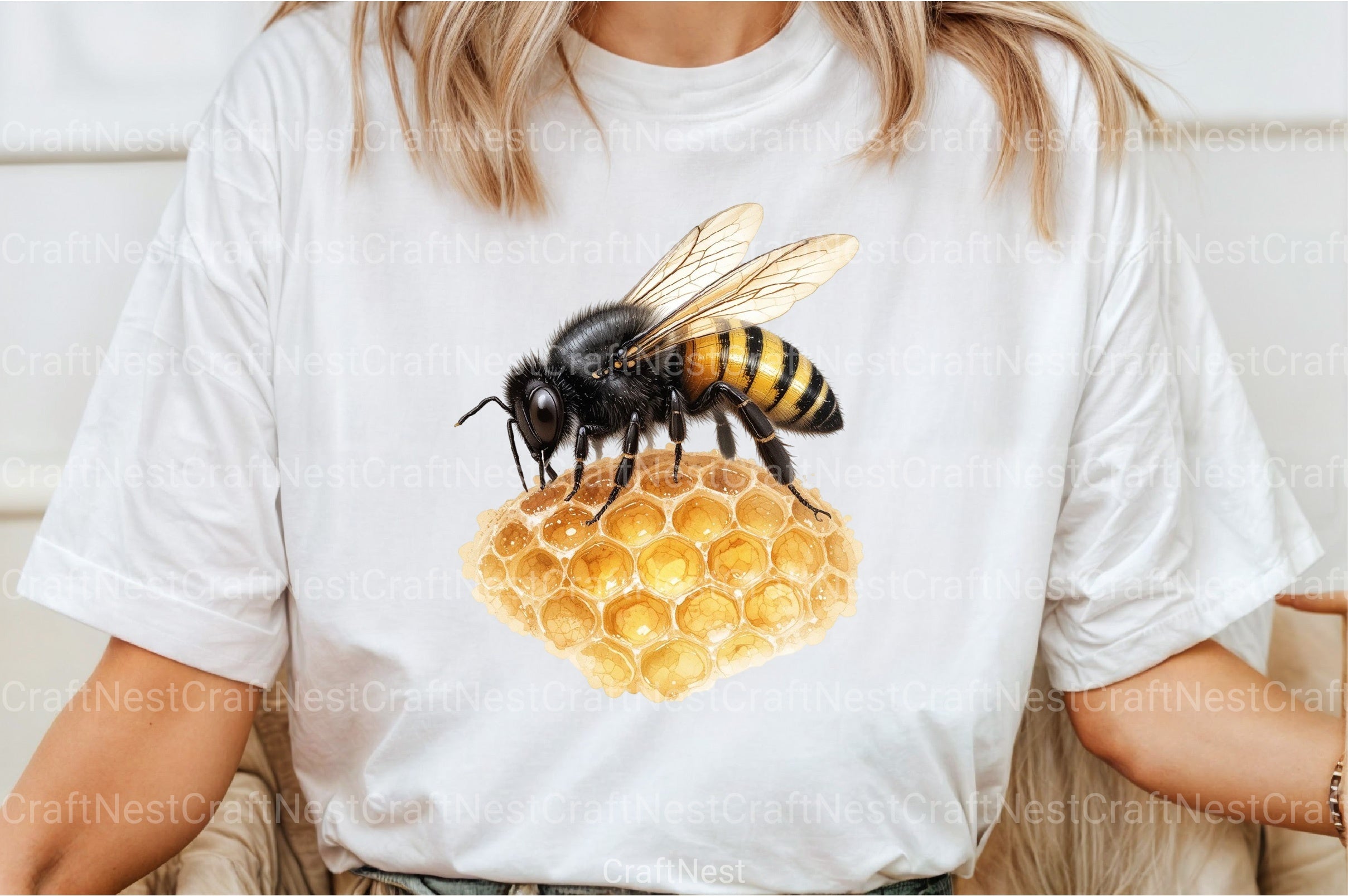 Honey Bee Clipart Bundle  99 - CraftNest - Digital Crafting and Art