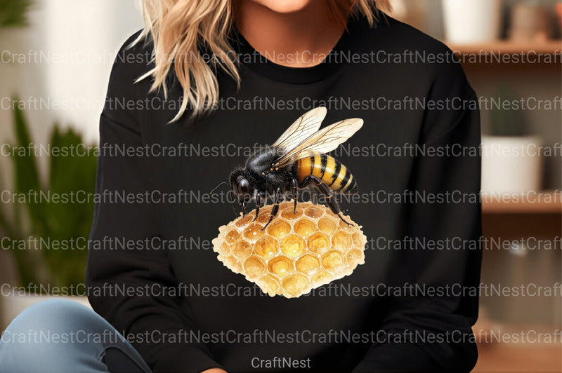 Honey Bee Clipart Bundle  99 - CraftNest - Digital Crafting and Art