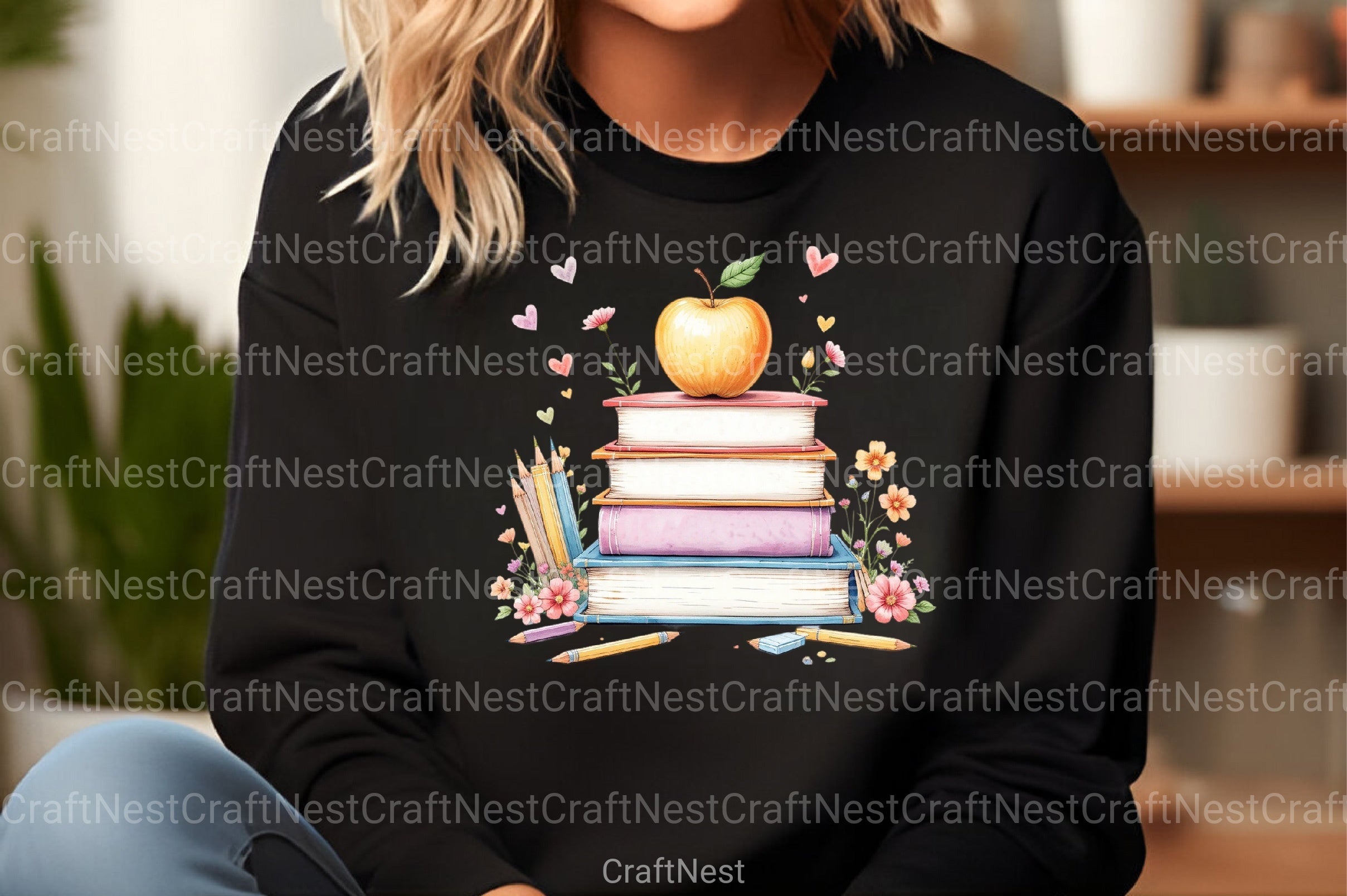 Fotos Livros Clipart Bundle - CraftNest - Digital Crafting and Art