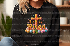He Is Risen Cross Clipart Bundle 66 - CraftNest - Digital Crafting and Art