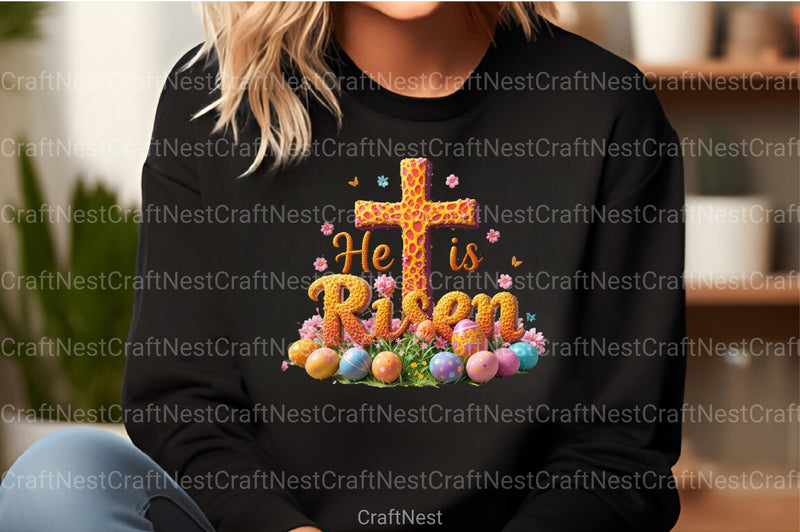 He Is Risen Cross Clipart Bundle 66 - CraftNest - Digital Crafting and Art