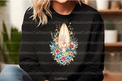 Colorful Floral Surfboard Clipart Bundle - CraftNest - Digital Crafting and Art