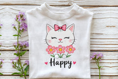 Cat Happy Clipart Bundle - CraftNest - Digital Crafting and Art