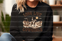 Retro Cowgirls Vintage Clipart Bundle - CraftNest - Digital Crafting and Art