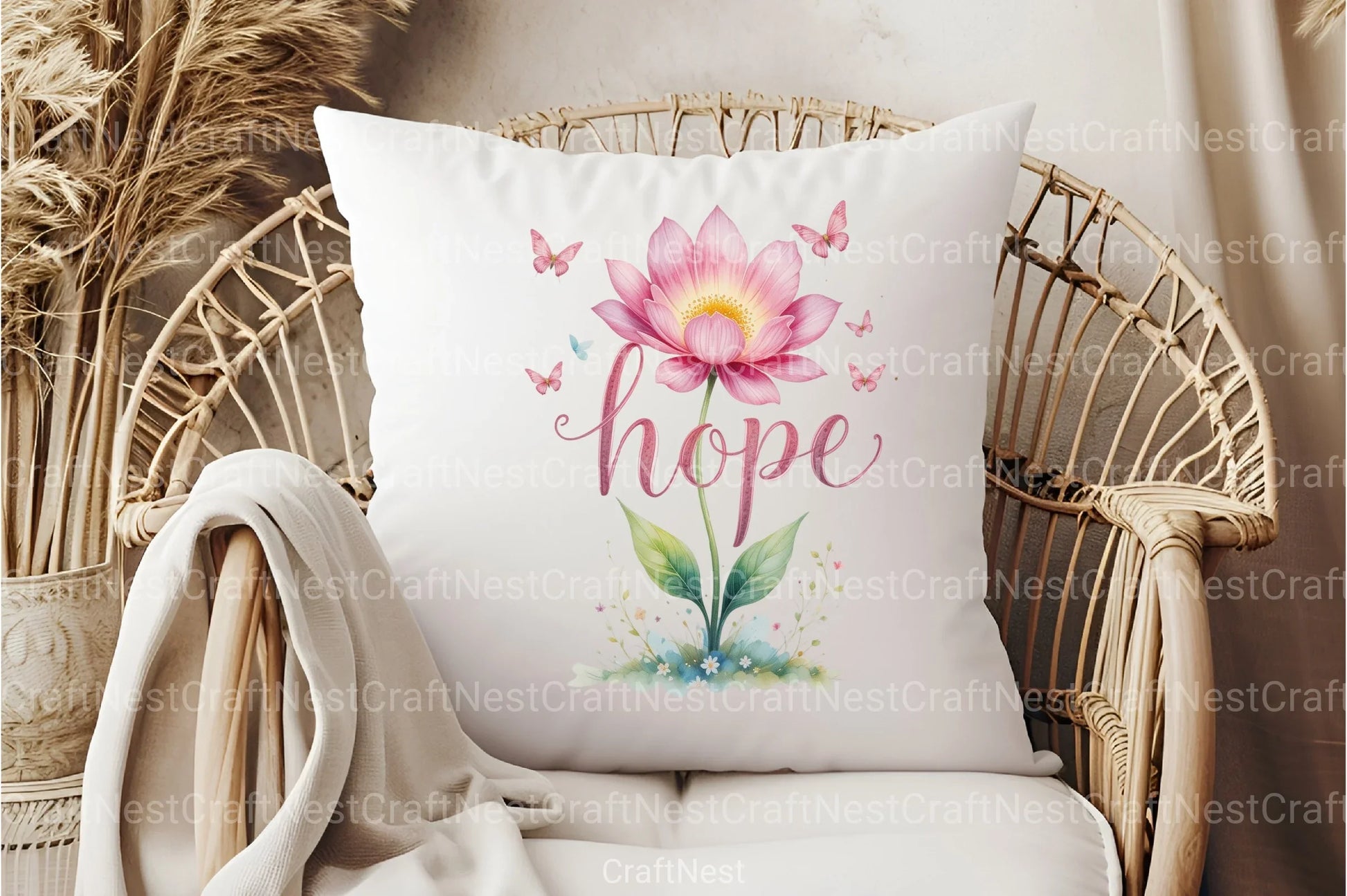 Hope Floral Clipart Bundle - CraftNest - Digital Crafting and Art