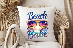 Beach Babe Summer Clipart Bundle - CraftNest - Digital Crafting and Art