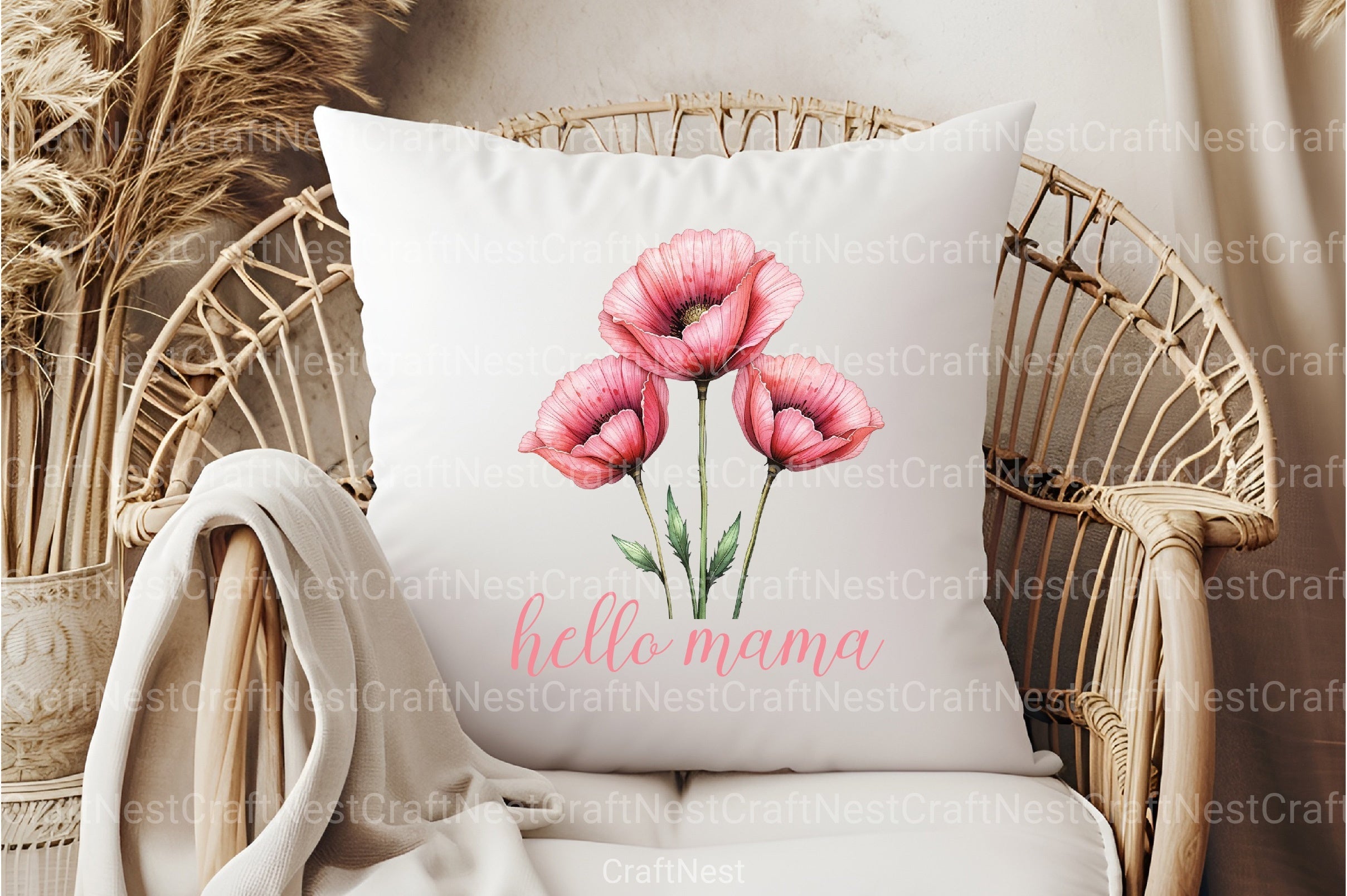 Hello Mama Clipart Bundle - CraftNest - Digital Crafting and Art