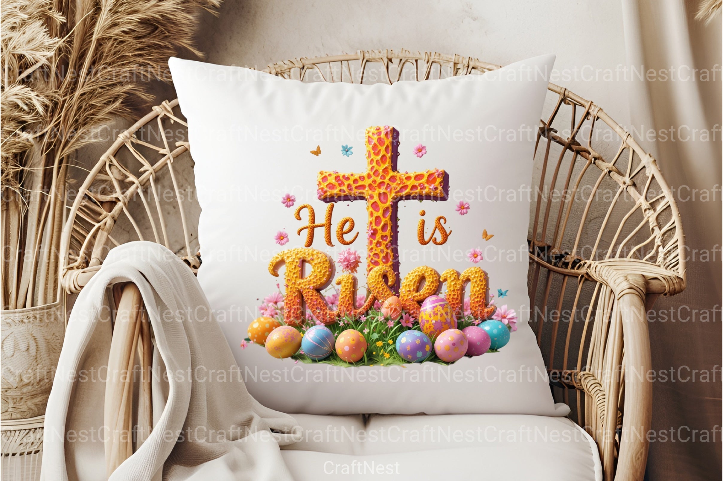 He Is Risen Cross Clipart Bundle 66 - CraftNest - Digital Crafting and Art