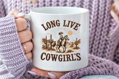 Retro Cowgirls Vintage Clipart Bundle - CraftNest - Digital Crafting and Art