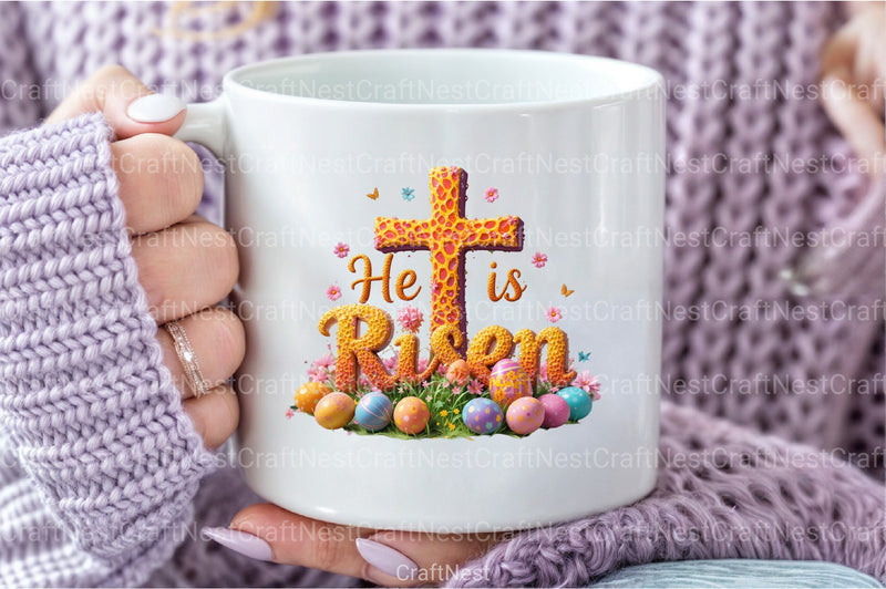 He Is Risen Cross Clipart Bundle 66 - CraftNest - Digital Crafting and Art