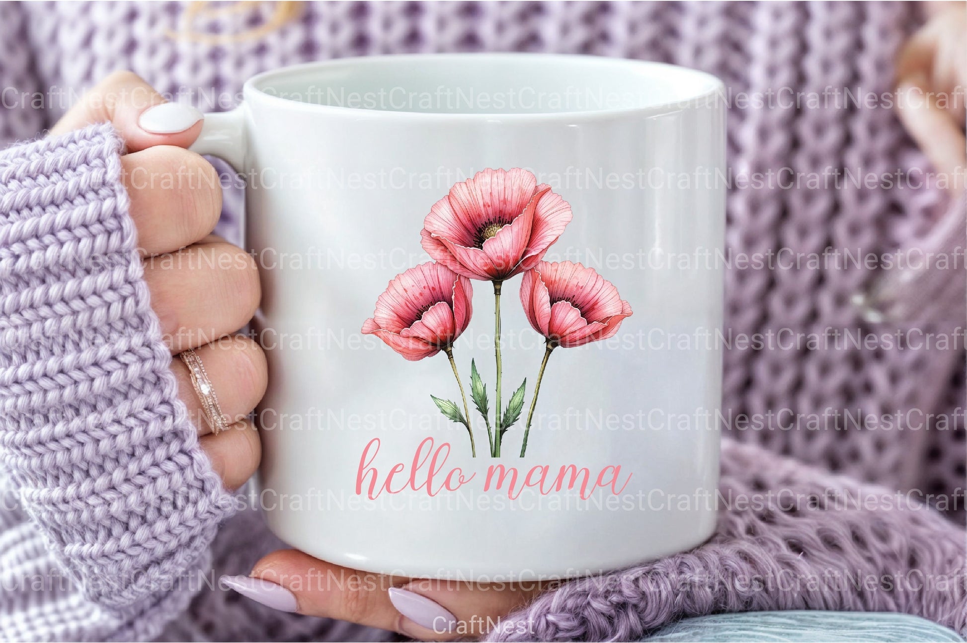 Hello Mama Clipart Bundle - CraftNest - Digital Crafting and Art