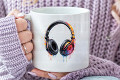 Vibrant Headphones Clipart Bundle - CraftNest - Digital Crafting and Art