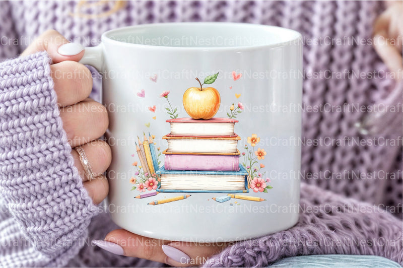 Fotos Livros Clipart Bundle - CraftNest - Digital Crafting and Art