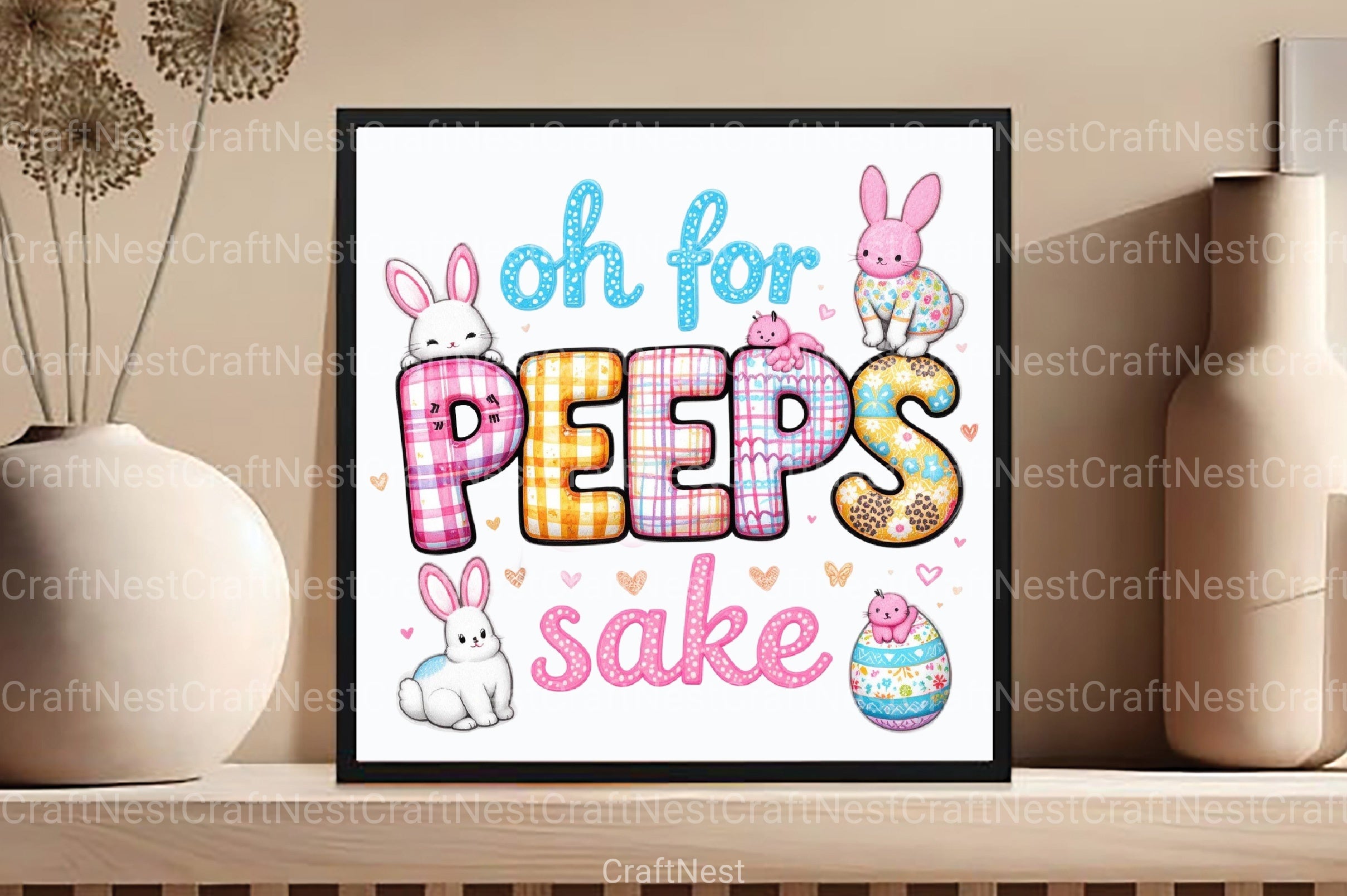 Oh For Peeps Sake Clipart Bundle - CraftNest - Digital Crafting and Art