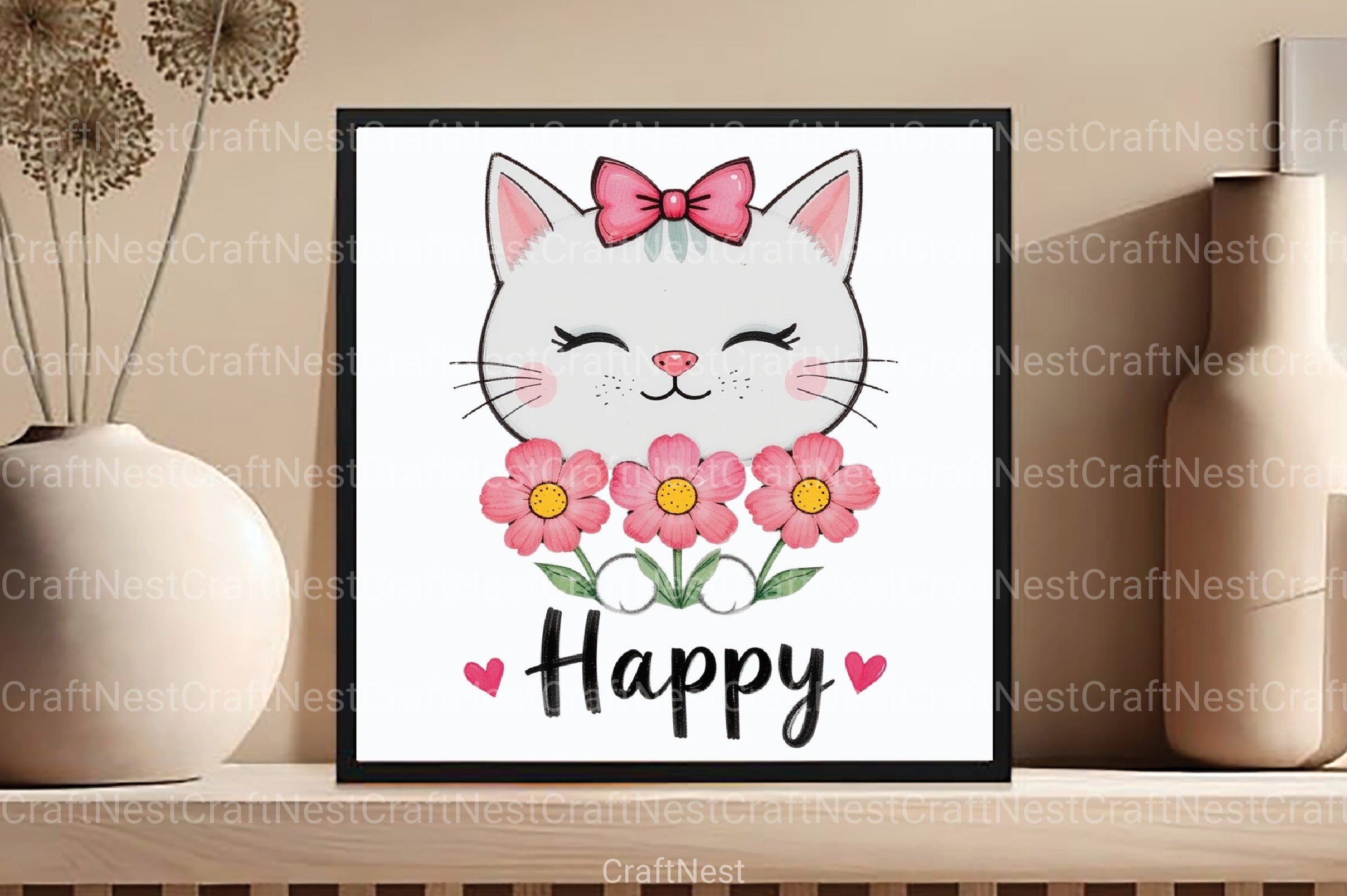 Cat Happy Clipart Bundle - CraftNest - Digital Crafting and Art