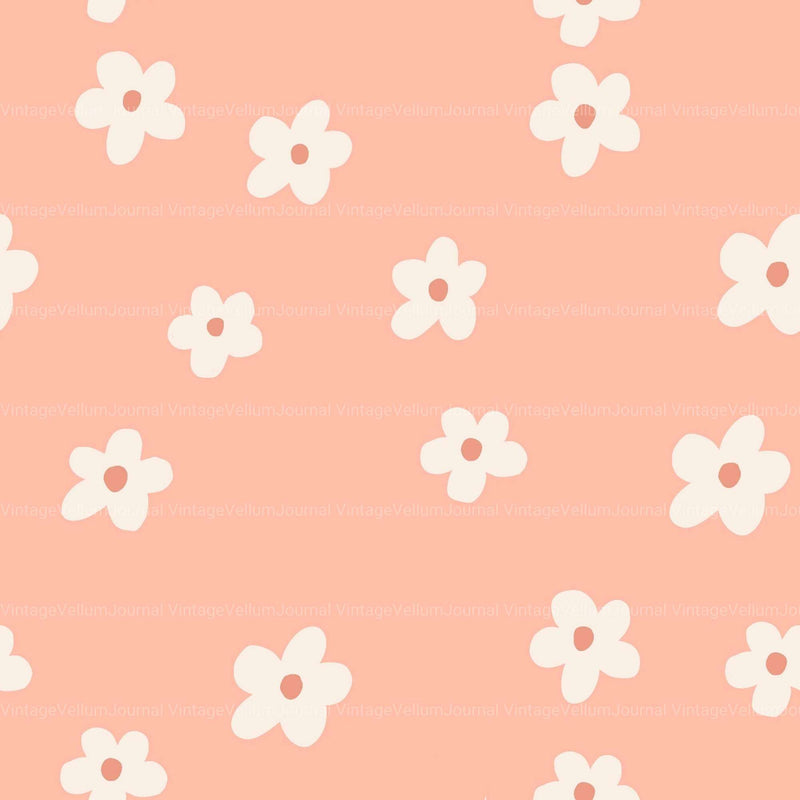 Peach Seamless Digital Paper - CraftNest - Digital Crafting and Art