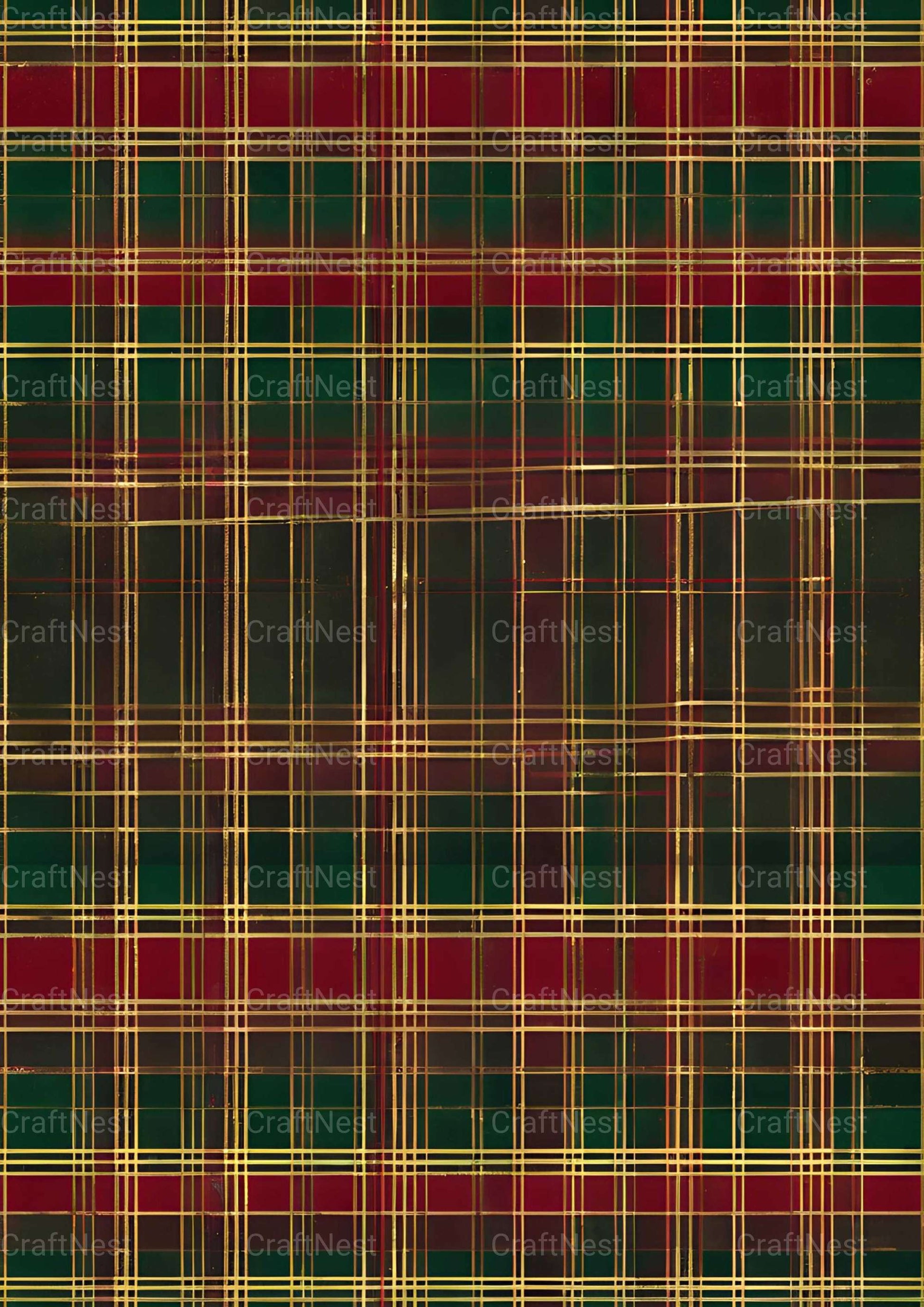 Christmas Plaids Textures - CraftNest - Digital Crafting and Art