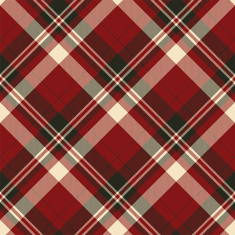 Christmas Tartan Seamless Digital Paper - CraftNest - Digital Crafting and Art