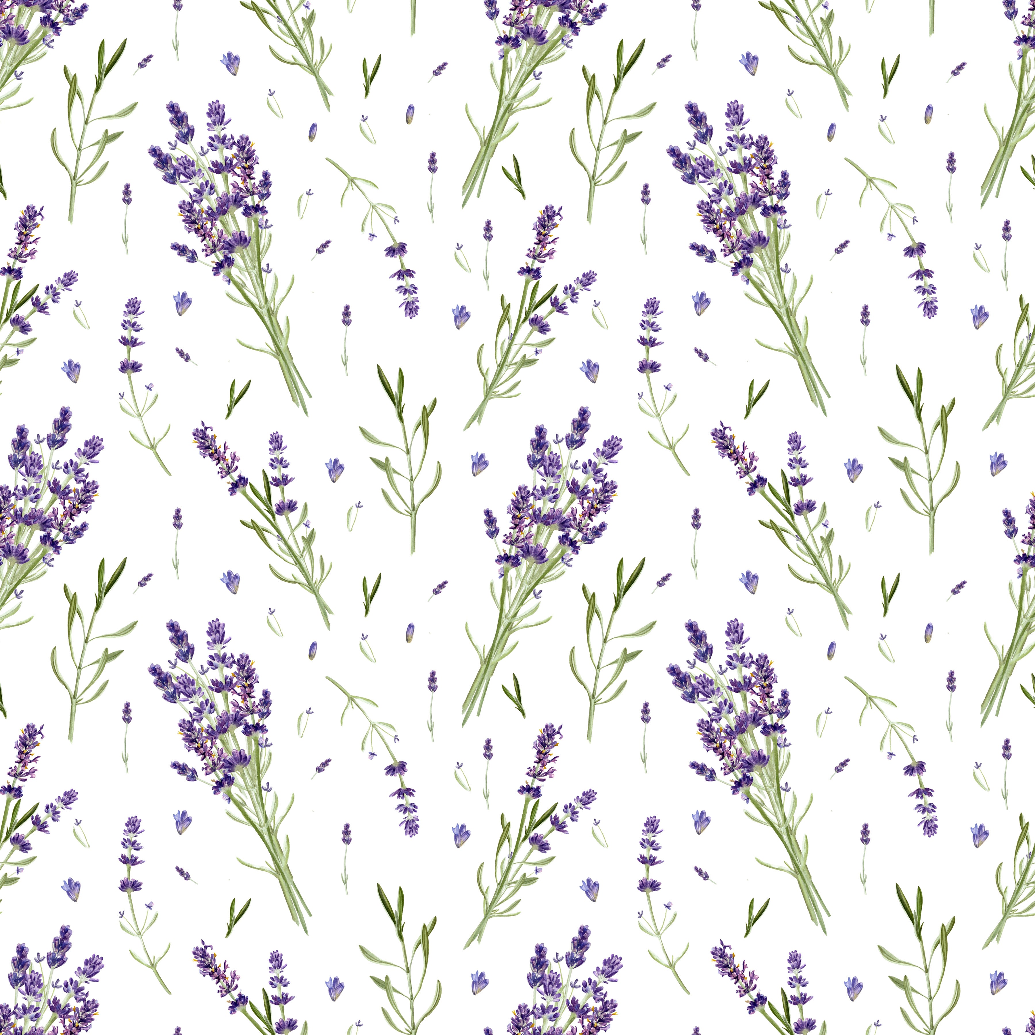 Lavender Seamless Digital Paper - CraftNest - Digital Crafting and Art