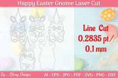 Easter Gnome Laser Cut SVG Bundle 1 - CraftNest - Digital Crafting and Art