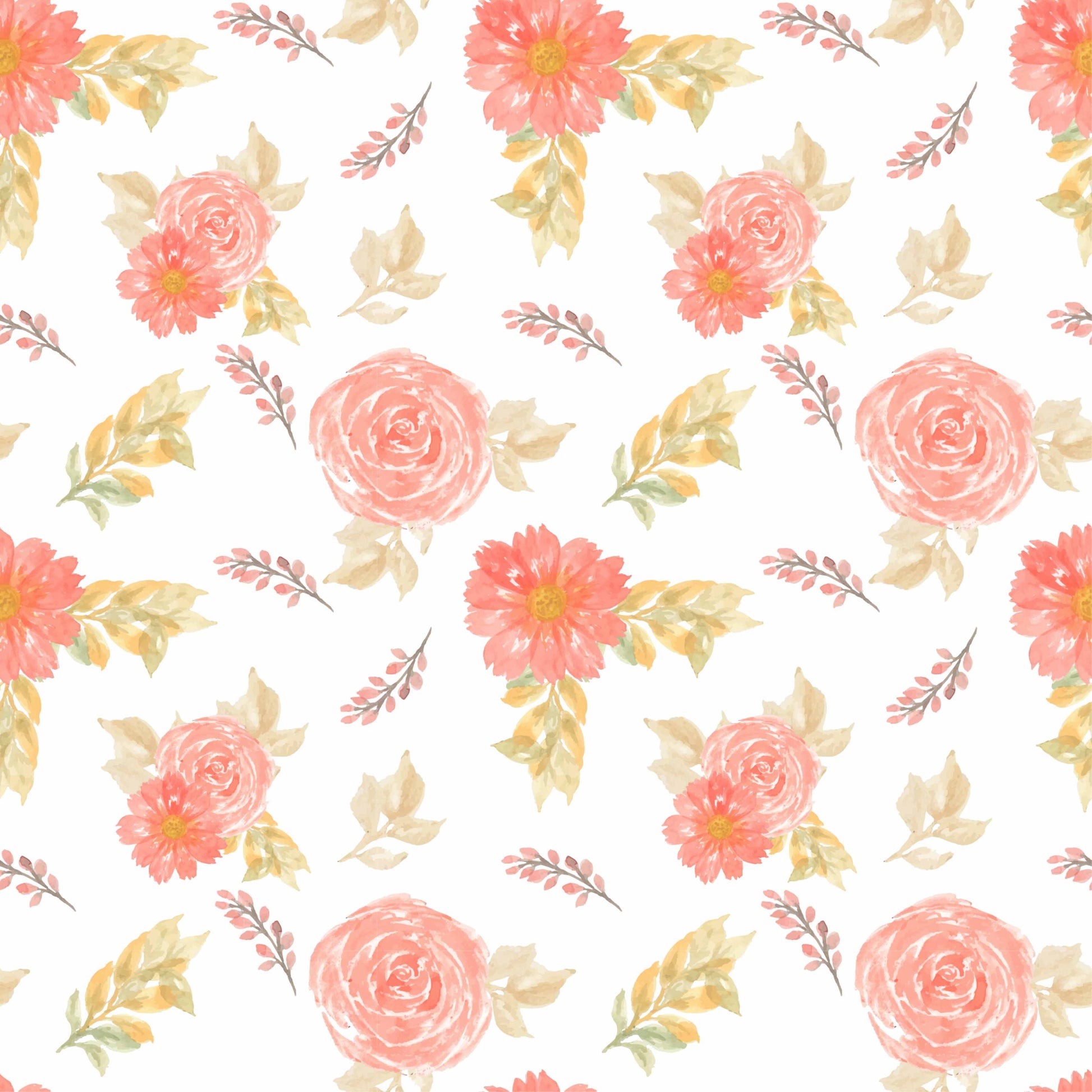 Spring Flower Seamless Digital Paper - CraftNest - Digital Crafting and Art