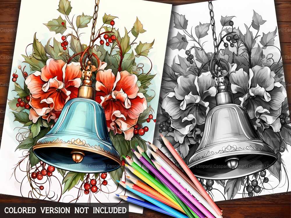 Christmas Bells Coloring Books - CraftNest