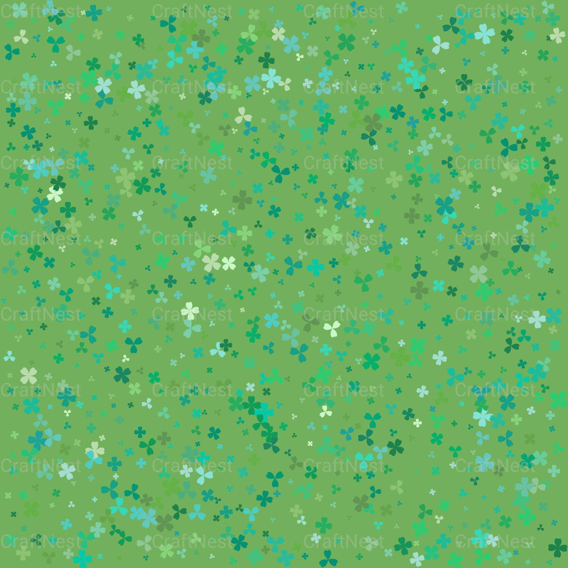 St. Patrick's Day Seamless Digital Paper - CraftNest - Digital Crafting and Art